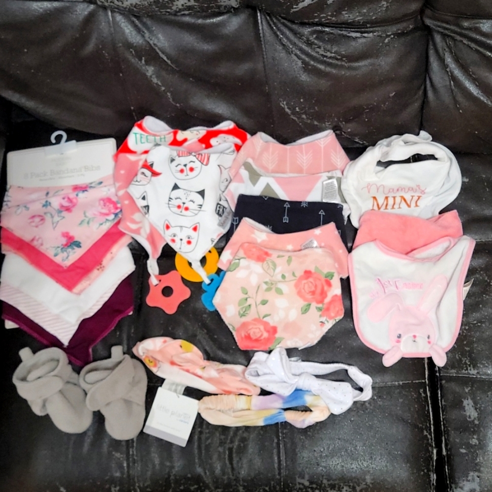 Baby girl bibs